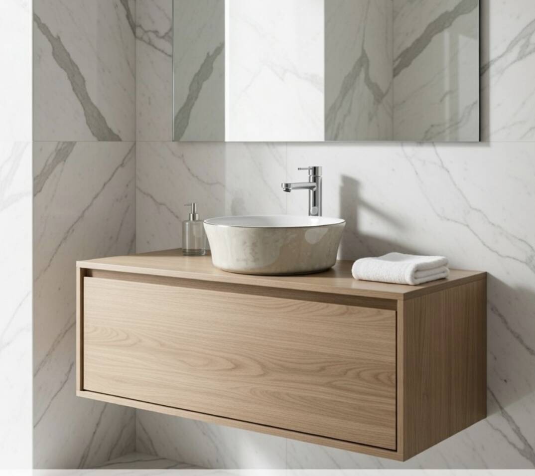 Bocchi Vessel Luna Gümüş Desenli Lavabo 38 cm - 1174-411-0125 - 4