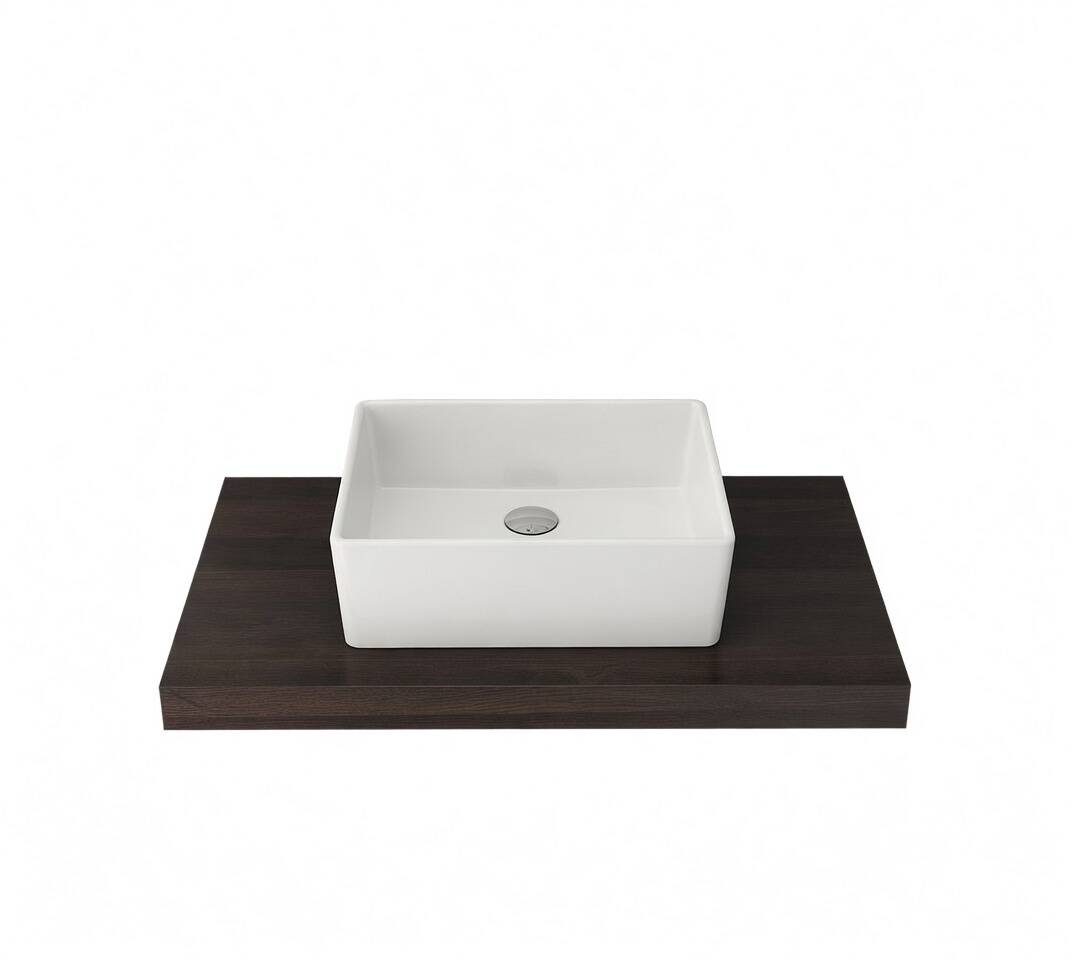 Bocchi Vessel Milano Çanak Lavabo 40x50 cm Beyaz - 1215-001-0125 - 1