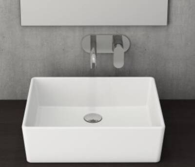 Bocchi Vessel Milano Çanak Lavabo 40x50 cm Beyaz - 1215-001-0125 - 2