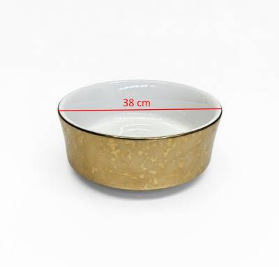 Bocci Vessel Çanak Lavabo Desenli Parlak Altın - 1174-412-0125 - 2