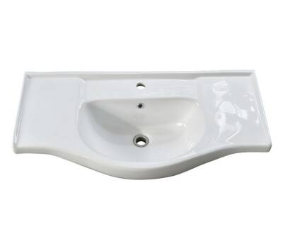 Bozvit Gordion 100 cm Konsollu Lavabo Beyaz - 6001 - 1