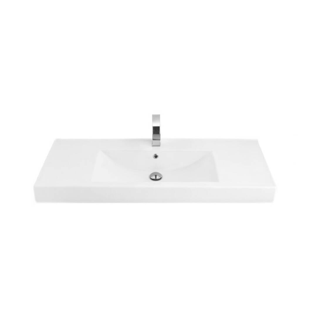 Creavit - Set Üstü Beyaz Lavabo 50*120 cm OUTLET - NT120.00000-TESHIR - 2