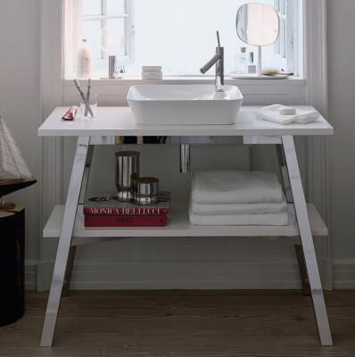 Duravit - Cape Cod Batarya Banklı Çanak Lavabo beyaz 46 cm OUTLET - 2340460000-TESHIR - 3