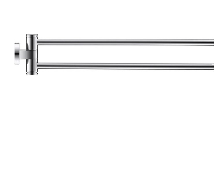 Duravit -D-Code Havluluk, İki Döner Kollu, Krom - 0099221000-TESHIR - 1