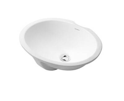 Duravit - Dune Tezgahaltı Hilton Lavabo Beyaz 52 cm OUTLET - 0481570000-TESHIR - 1