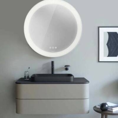Duravit - Happy D.2 60 cm Lavabo Mat Antrasit OUTLET - 2360601300-TESHIR - 3