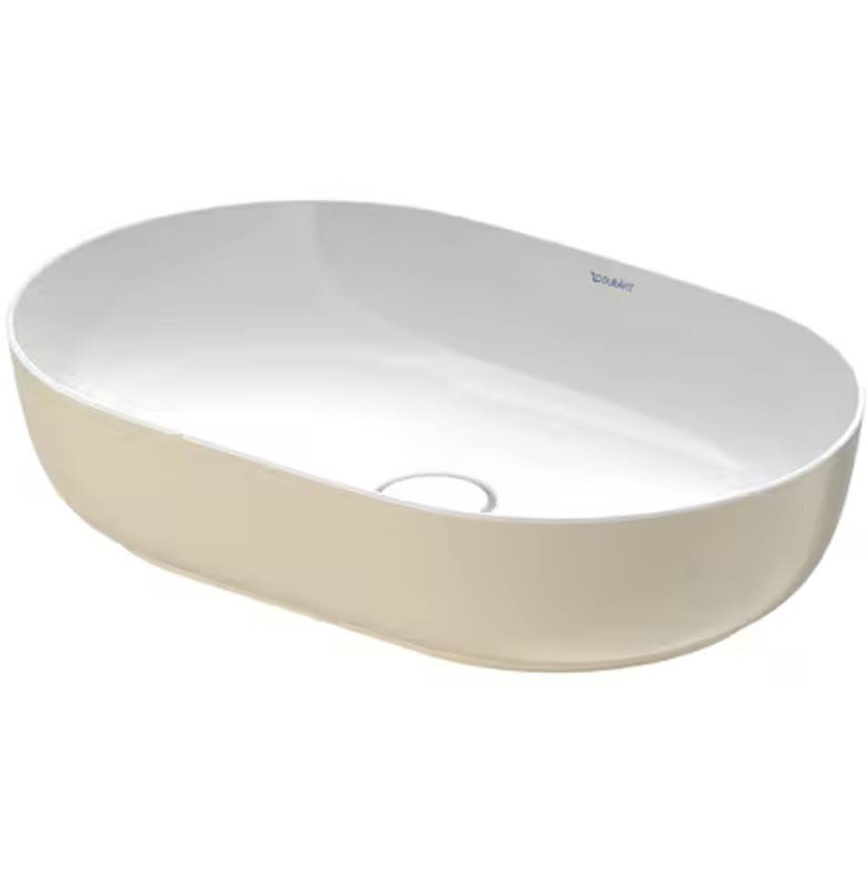 Duravit - LUV Çanak Lavabo 60 cm Mat Saten-Kum Bej OUTLET - 0379602100-TESHIR - 1