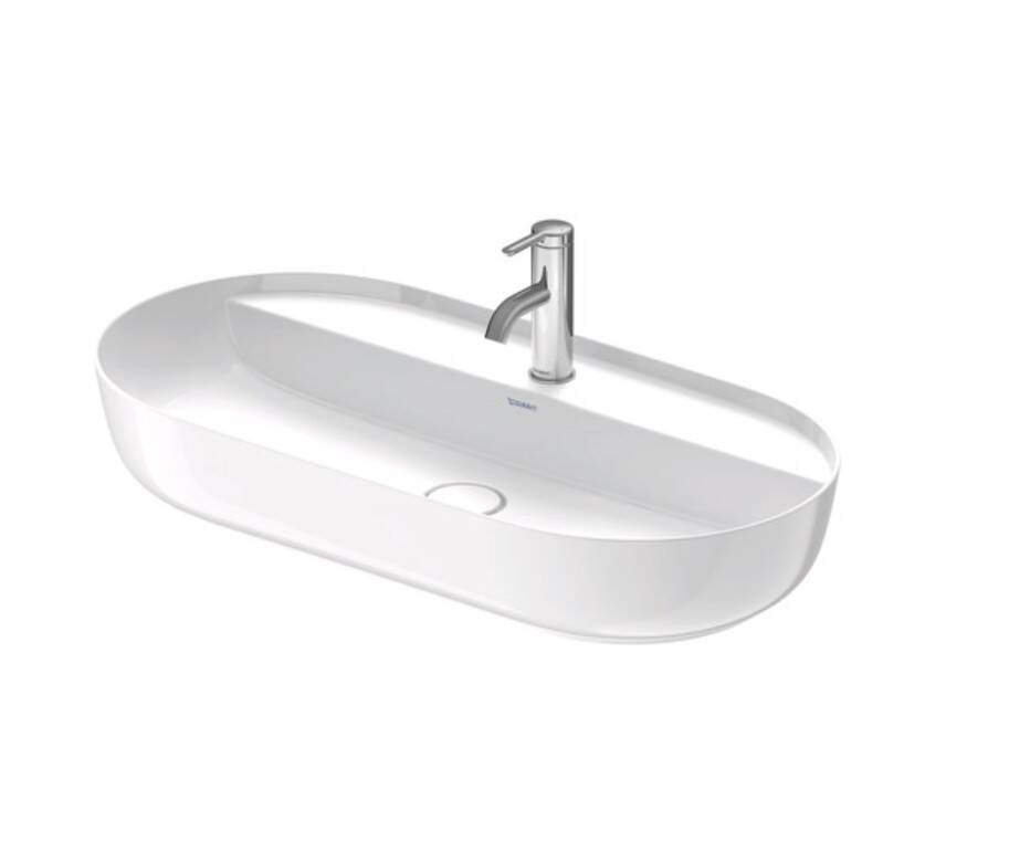 Duravit - LUV Çanak Lavabo 80 cm Beyaz OUTLET - 03808000000-TESHIR - 3