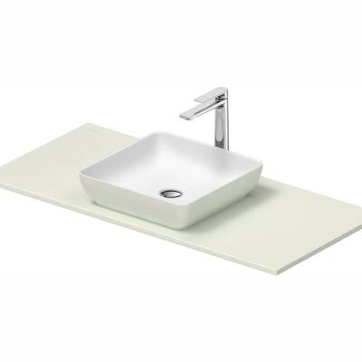 Duravit - Sivida DuroCast Kare Çanak Lavabo 40 Cm Beyaz Yeşil OUTLET - 266001FH00-TESHIR - 2