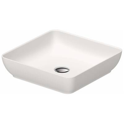 Duravit - Sivida DuroCast Kare Çanak Lavabo 40 Cm Mat Beyaz OUTLET - 2660013200-TESHIR - 1