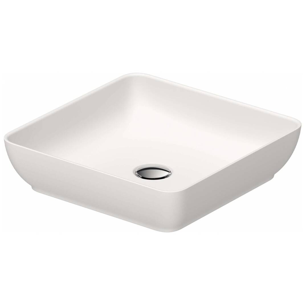 Duravit - Sivida DuroCast Kare Çanak Lavabo 40 Cm Mat Beyaz OUTLET - 2660013200-TESHIR - 1