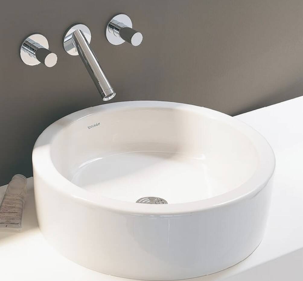 Duravit - Starck 1 Çanak Lavabo 46 cm Beyaz OUTLET - 0445460000-TESHIR - 2