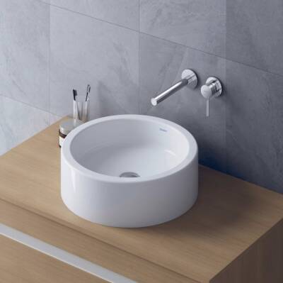Duravit - Starck 1 Çanak Lavabo 46 cm Beyaz OUTLET - 0445460000-TESHIR - 3