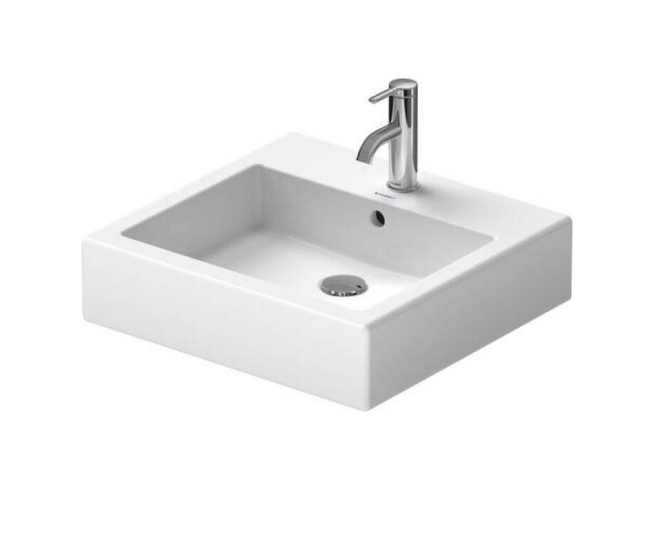 Duravit - Vero Batarya Banklı Beyaz Lavabo 50 Cm OUTLET - 0454500027-TESHIR - 2