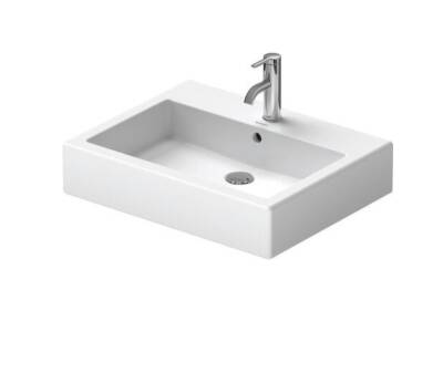 Duravit - Vero Batarya Banklı Beyaz Lavabo 60 cm OUTLET - 0454600000-TESHIR - 1