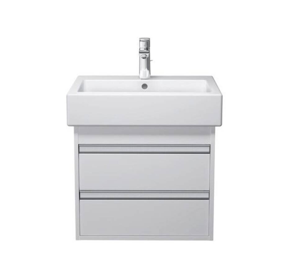 Duravit - Vero Batarya Banklı Beyaz Lavabo 60 cm OUTLET - 0454600000-TESHIR - 3