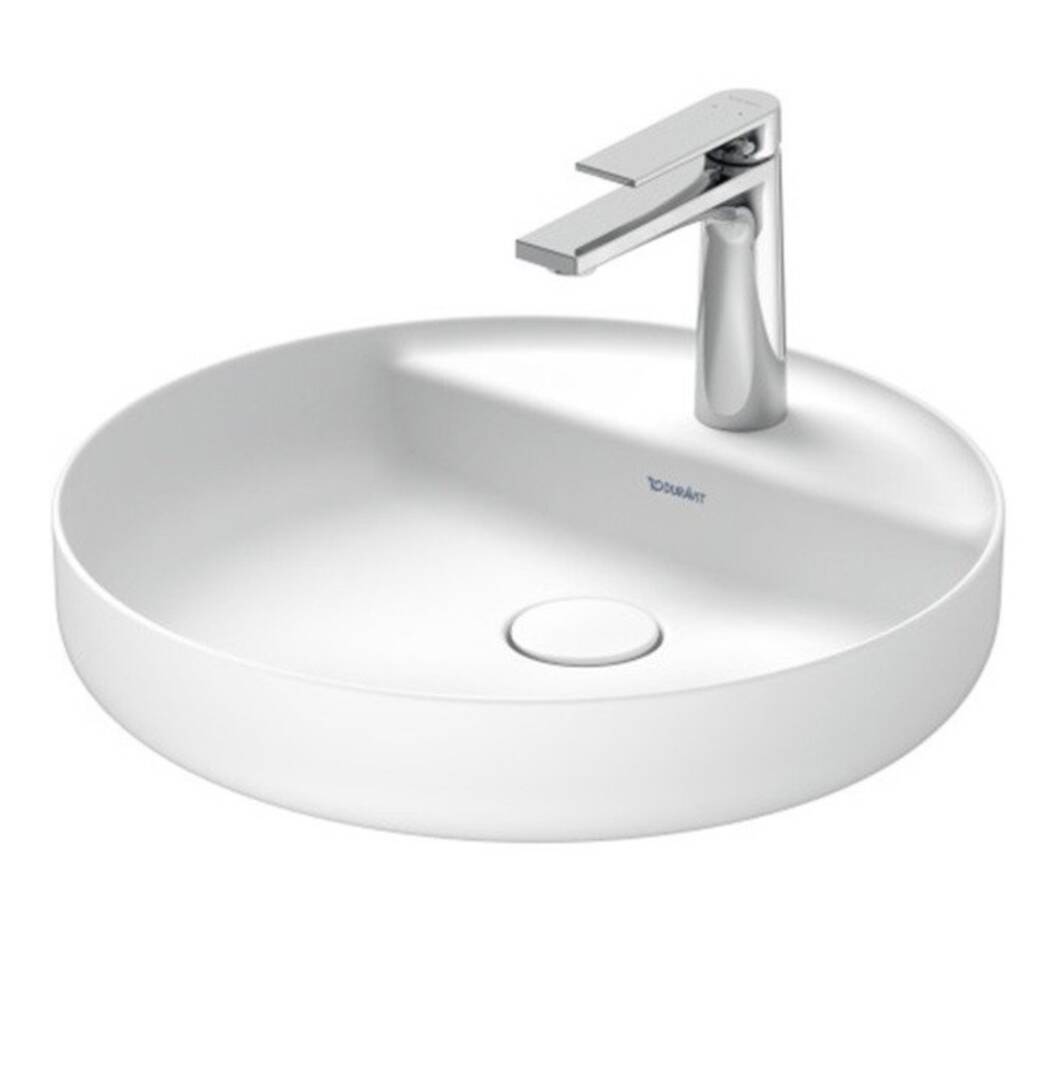 Duravit - Vitrium DuroCast Çanak Lavabo İpeksi Mat Beyaz 46 cm OUTLET - 2662463271-TESHIR - 1