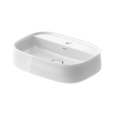 Duravit - Zencha Çanak Lavabo 55 cm Batarya Banklı Beyaz OUTLET - 2374550071-TESHIR - 2