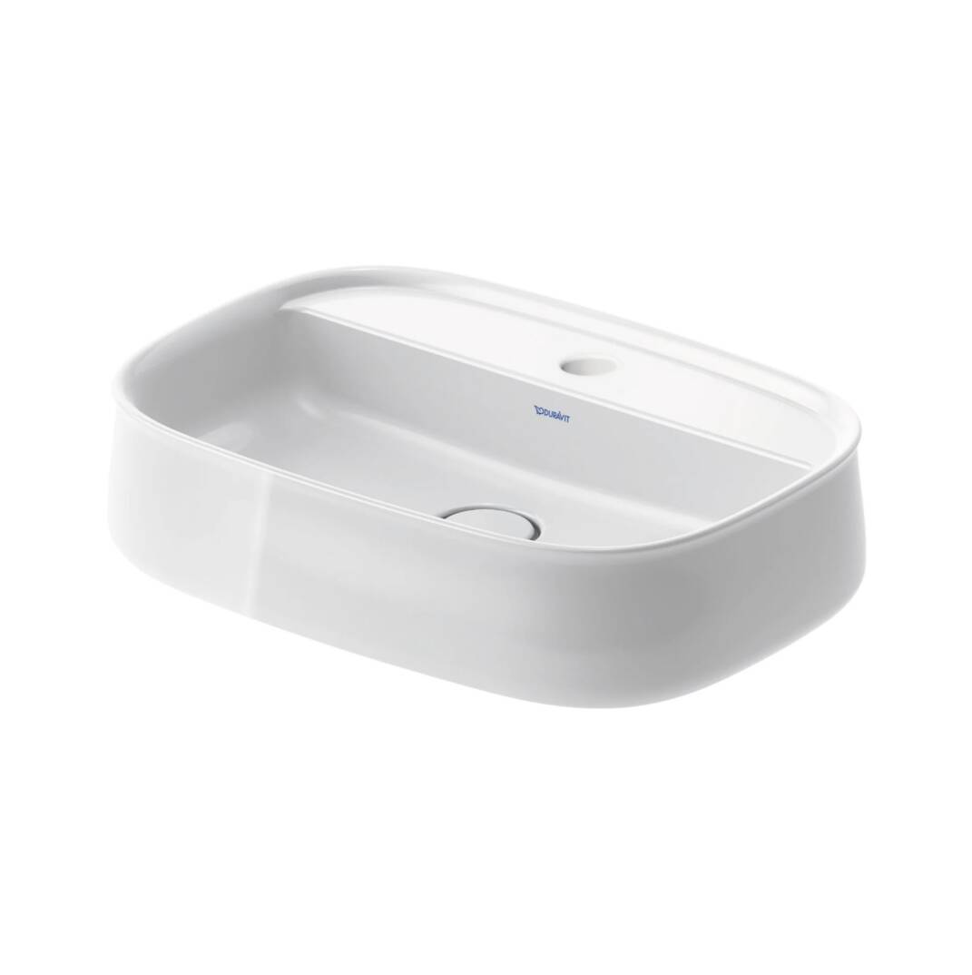Duravit - Zencha Çanak Lavabo 55 cm Batarya Banklı Beyaz OUTLET - 2374550071-TESHIR - 2