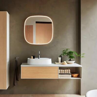 Duravit - Zencha Çanak Lavabo 55 cm Batarya Banklı Beyaz OUTLET - 2374550071-TESHIR - 4