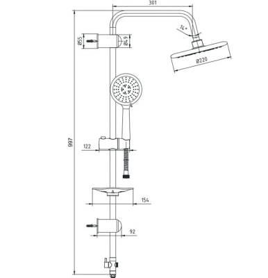 ECA Ar Acuba Kolonlu Duş Seti - 102158026 - 3