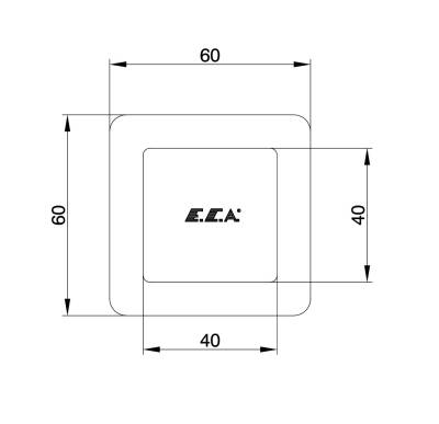 Eca - Caro Ankastre Ara Kesme Valfi OUTLET - 102151022-TESHIR - 2