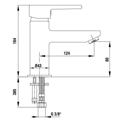 Eca - Delta Lavabo Bataryası OUTLET - 102108686-TESHIR - 2
