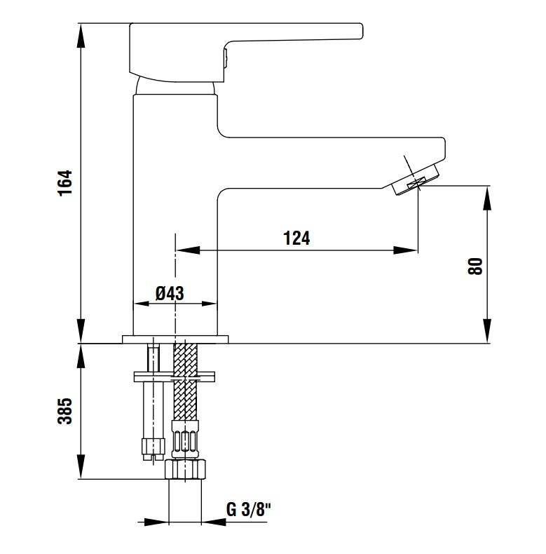 Eca - Delta Lavabo Bataryası OUTLET - 102108686-TESHIR - 2