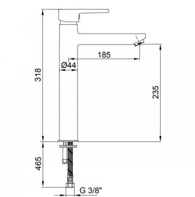 ECA Delta Yüksek Tip Lavabo Bataryası - 102108860 - 2