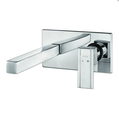 ECA Elegant Aplike Ankastre Lavabo Bataryası Sıvaaltı Dahil - 102106033 - 1