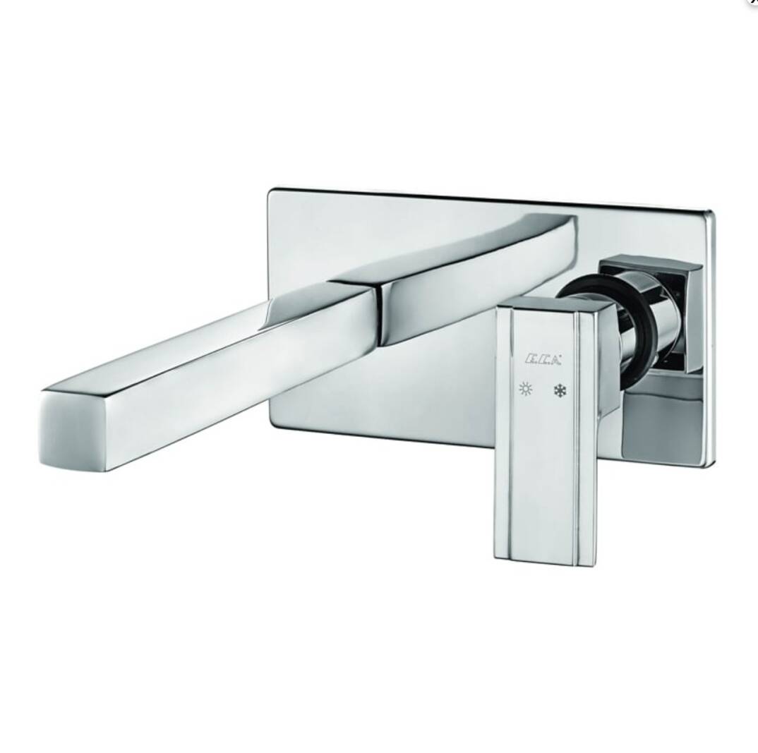 ECA Elegant Aplike Ankastre Lavabo Bataryası Sıvaaltı Dahil - 102106033 - 1