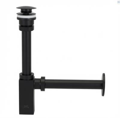 ECA Elegant Lavabo/Eviye Sifonu Mat Siyah Bas-Bırak (Pop-Up) - 102119055C1 - 1
