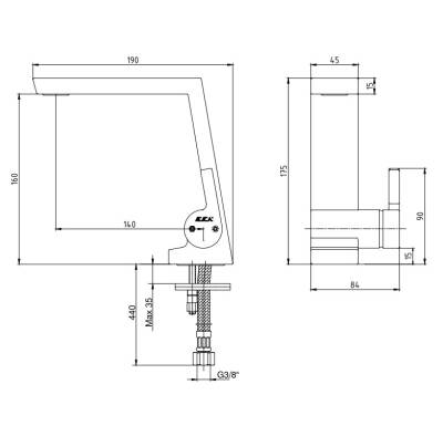 Eca - Icon Lavabo Bataryası OUTLET - 102188037-TESHIR - 2