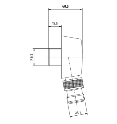 ECA Minimal Duş Çıkış Dirseği - 102126375 - 2