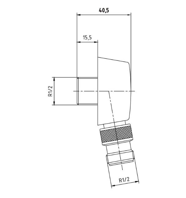 ECA Minimal Duş Çıkış Dirseği - 102126375 - 2