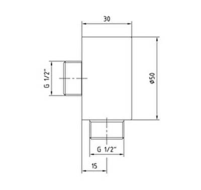 ECA Minimal Duş Çıkış Dirseği - 102126634 - 2