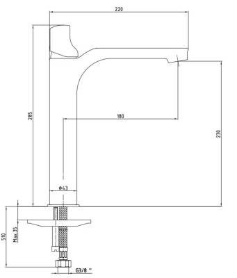 ECA Myra Yüksek Lavabo Bataryası Beyaz - 104108984 - 3