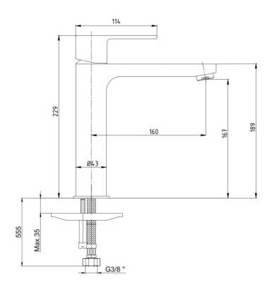 Eca - Nita Orta Boy Lavabo Bataryası OUTLET - 102188041-TESHIR - 2
