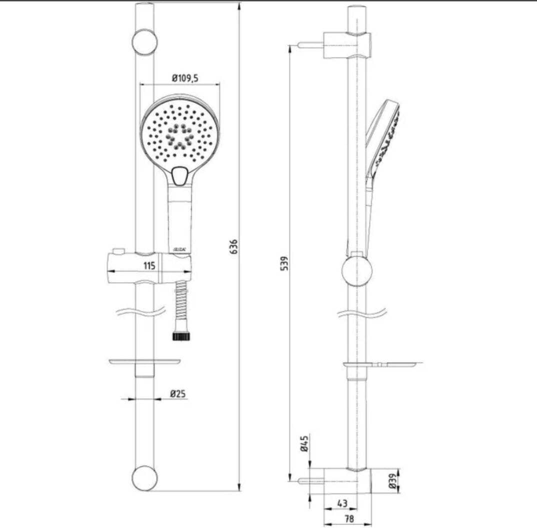 Eca - Purity Banyo Üst Takımı Hareketli Sürgülü 3 Fonksiyonlu OUTLET - 102146061-TESHIR - 2