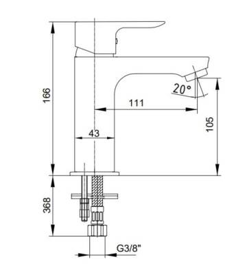 Eca - Star Lavabo Bataryası OUTLET - 102108967-TESHIR - 2