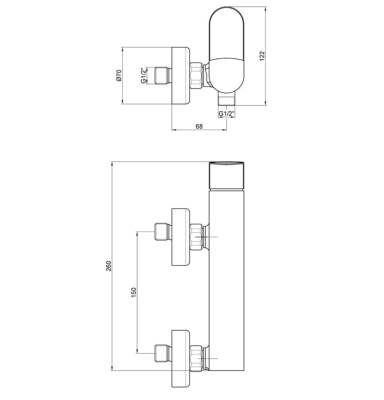 ECA Zafir Duş Bataryası - 102154017 - 2