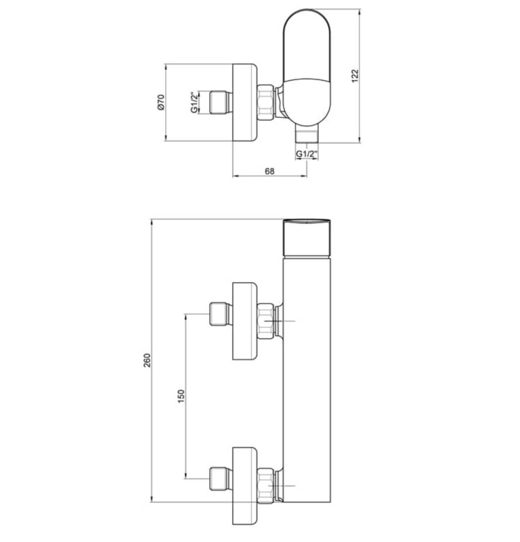ECA Zafir Duş Bataryası - 102154017 - 2