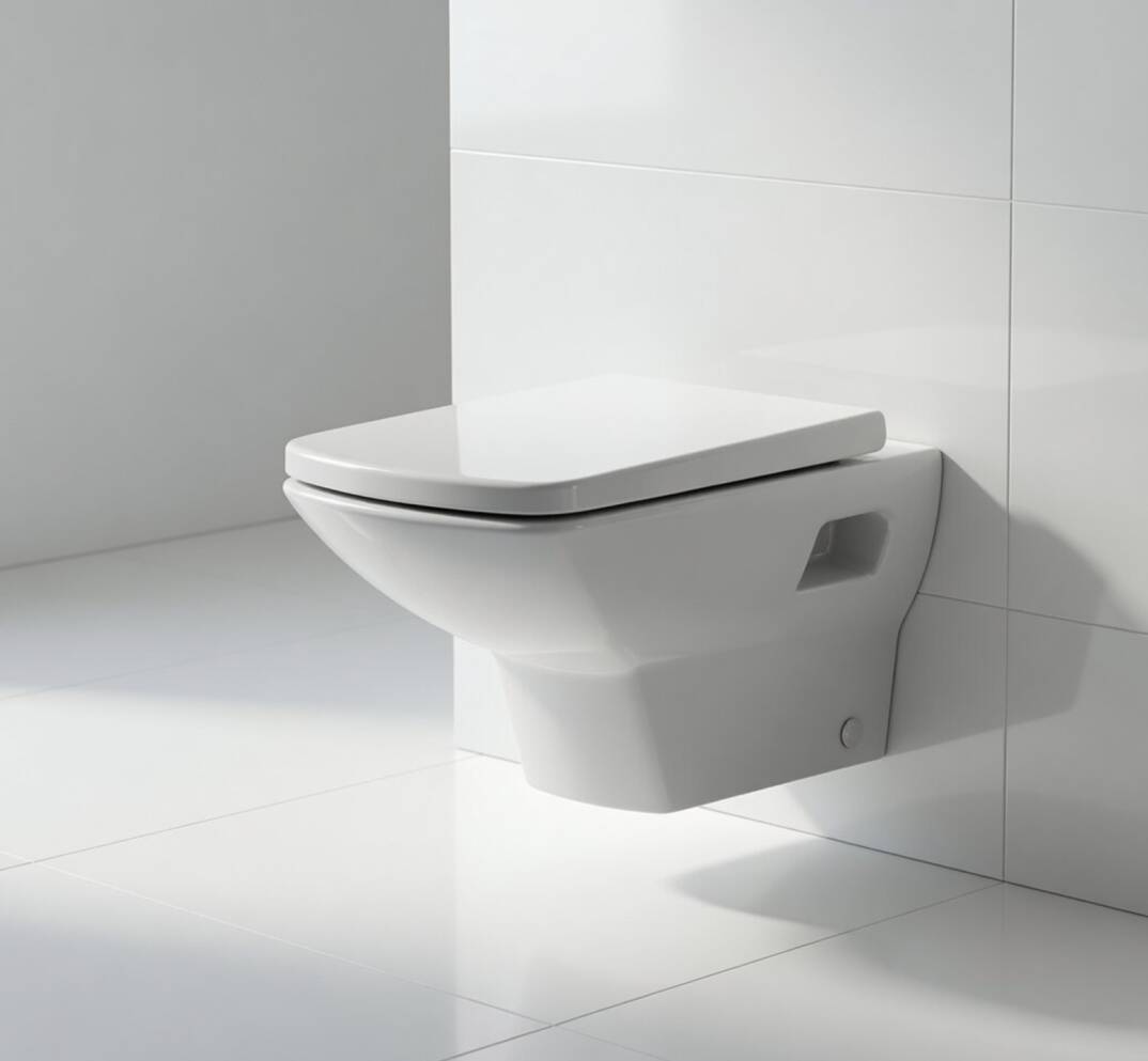 Ece Banyo - Sekura Asma Klozet Beyaz + Yavaş Kapanan Kapak Dahil OUTLET - 7024TK-TESHIR - 3