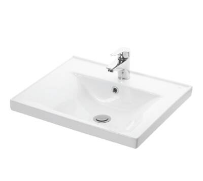 Esvit Lapino Sava Damlalıklı Dolap Uyumlu Lavabo 55CM - 2055 - 2