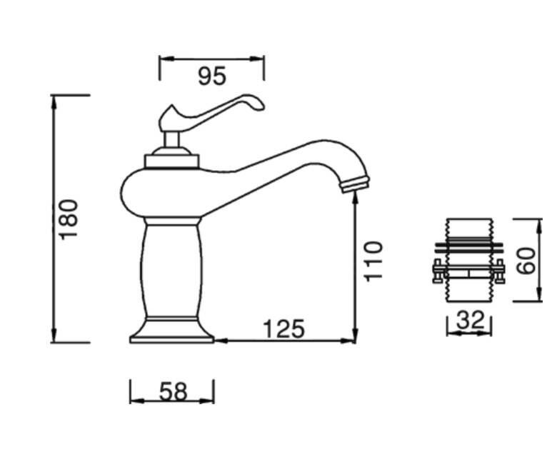 Fontana - Altın Lavabo Bataryası OUTLET - F-112-TESHIR - 2