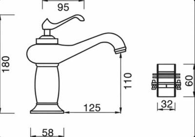 Fontana - Krom Lavabo Bataryası OUTLET - F-111-TESHIR - 2
