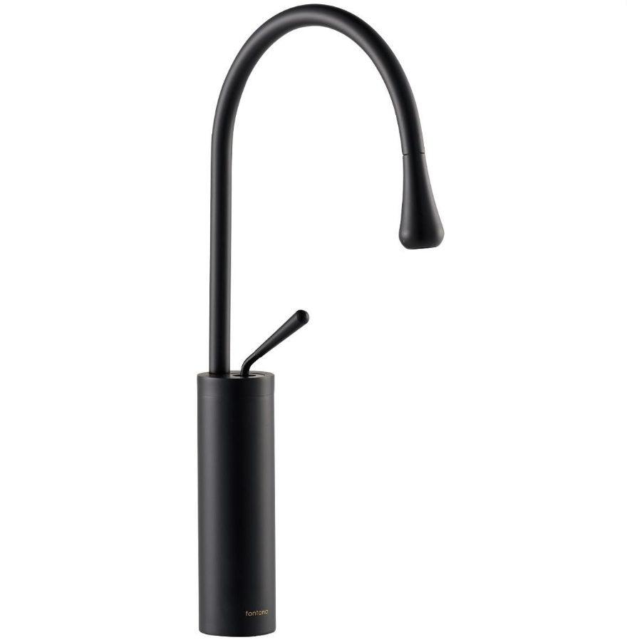 Fontana - Yüksek Tip Lavabo Bataryası Siyah OUTLET - F-815-TESHIR - 1