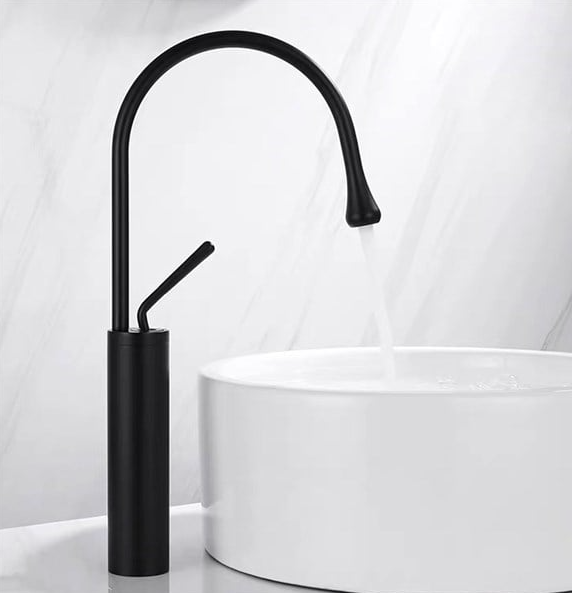 Fontana - Yüksek Tip Lavabo Bataryası Siyah OUTLET - F-815-TESHIR - 2