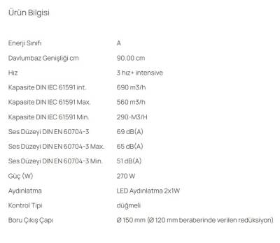 Franke - Crystal FCR 925 TC BK XS Duvar Tipi Paslanmaz Çelik Davlumbaz OUTLET - 110.0361.046-TESHIR - 3