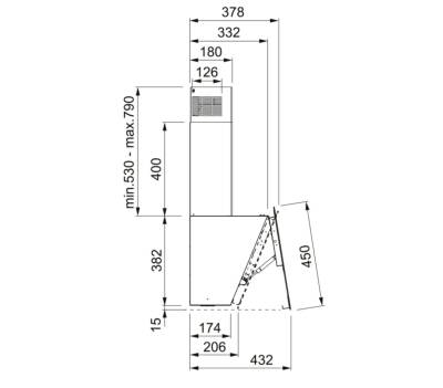 Franke - FPJ 915 V BK A Glass Vertical 90 CM Siyah Davlumbaz - 110.0361.902 - 4